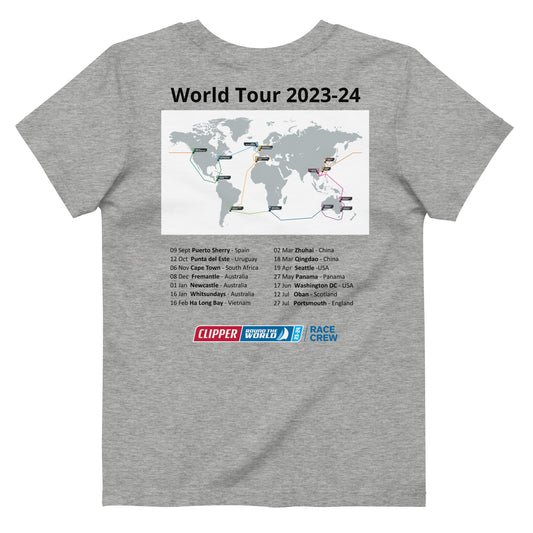 Young Crew Edition - World Tour Organic cotton kids T-shirt